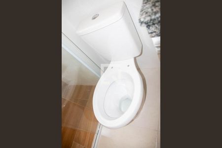 Banheiro de apartamento para alugar com 1 quarto, 27m² em Parque Vitória, São Paulo