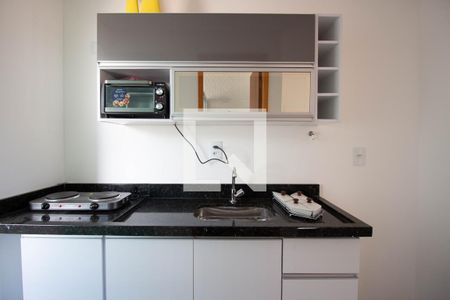 detalhe da cozinha de kitnet/studio para alugar com 1 quarto, 25m² em Cidade Antônio Estevão de Carvalho, São Paulo