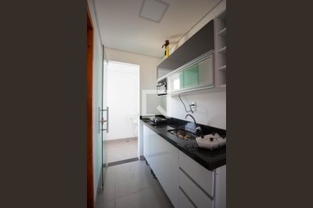 Studio para alugar com 25m², 1 quarto e sem vagadetalhe da cozinha
