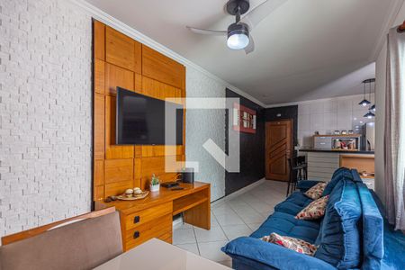 Sala de apartamento à venda com 3 quartos, 85m² em Vila Eldízia, Santo André