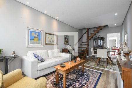 Sala de Estar de casa de condomínio à venda com 3 quartos, 136m² em Campo Belo, São Paulo