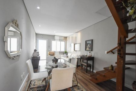 Sala de Estar de casa de condomínio à venda com 3 quartos, 136m² em Campo Belo, São Paulo