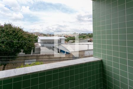 Varanda de apartamento à venda com 2 quartos, 55m² em União, Belo Horizonte