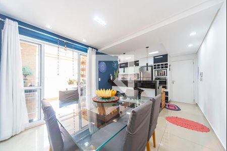 Sala de apartamento à venda com 3 quartos, 87m² em Vila Valparaiso, Santo André