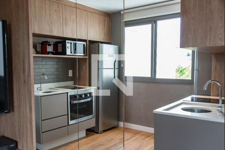 Studio à venda com 27m², 1 quarto e sem vagaCozinha