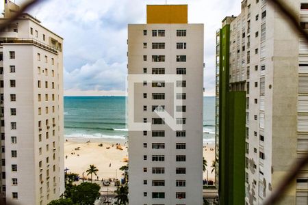 Vista da Sacada de apartamento para alugar com 3 quartos, 126m² em Barra Funda, Guarujá