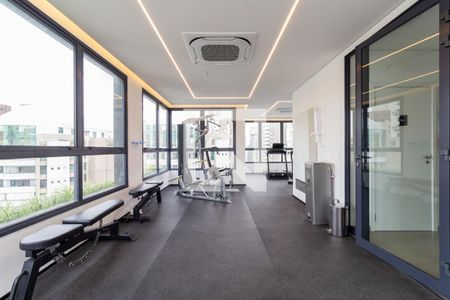 Studio para alugar com 39m², 1 quarto e 1 vaga Studio para alugar com 39m², 1 quarto e 1 vagaAcademia