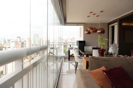 varanda de apartamento à venda com 2 quartos, 112m² em Chácara Inglesa, São Paulo