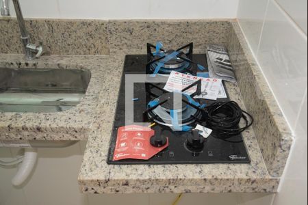 Cozinha de kitnet/studio para alugar com 1 quarto, 15m² em Mirandópolis, São Paulo