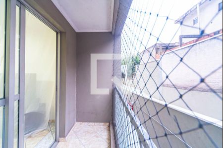 Varanda da Sala de apartamento à venda com 3 quartos, 76m² em Vila Bela Vista, Santo André