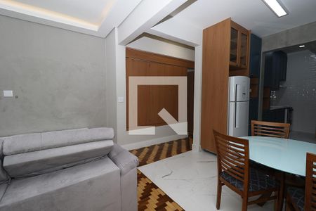 Sala / Cozinha Americana de apartamento para alugar com 3 quartos, 100m² em Jardim Paulista, São Paulo