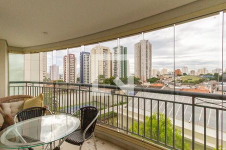 Varanda da Sala de apartamento para alugar com 4 quartos, 133m² em Ipiranga, São Paulo