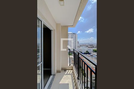 Varanda da Sala de apartamento para alugar com 2 quartos, 51m² em Brás, São Paulo