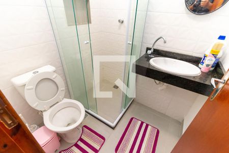 Banheiro de kitnet/studio à venda com 1 quarto, 27m² em Cidade Antônio Estêvão de Carvalho, São Paulo