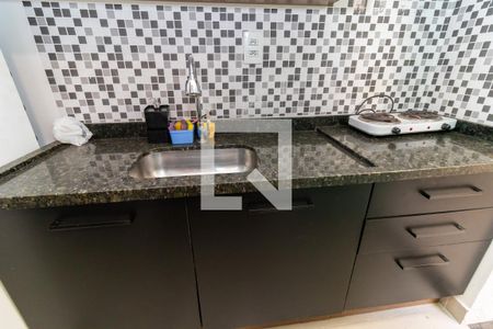 Studio à venda com 27m², 1 quarto e sem vagaDetalhe da cozinha