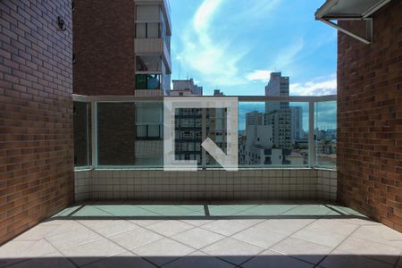 Varanda de apartamento para alugar com 3 quartos, 115m² em Embaré, Santos