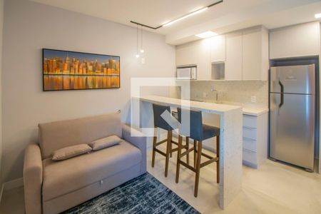 Sala/Cozinha de kitnet/studio para alugar com 1 quarto, 33m² em Centro Histórico, Porto Alegre