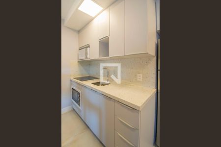 Sala/Cozinha de kitnet/studio para alugar com 1 quarto, 33m² em Centro Histórico, Porto Alegre