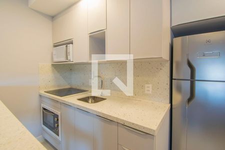 Sala/Cozinha de kitnet/studio para alugar com 1 quarto, 33m² em Centro Histórico, Porto Alegre