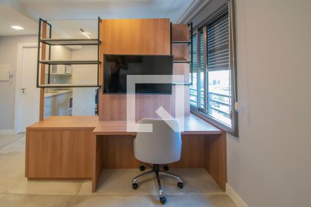 Sala/Cozinha de kitnet/studio para alugar com 1 quarto, 33m² em Centro Histórico, Porto Alegre