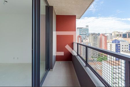 Studio à venda com 26m², 1 quarto e sem vagaVaranda