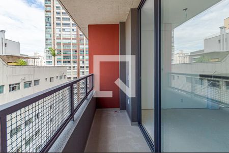 Studio à venda com 26m², 1 quarto e sem vagaVaranda