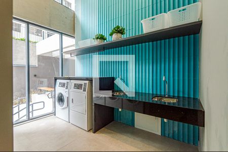 Studio à venda com 26m², 1 quarto e sem vagaLavanderia