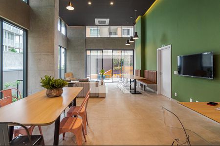 Studio à venda com 26m², 1 quarto e sem vagaSalão de Festas