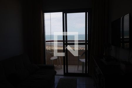 Vista Sala de apartamento para alugar com 2 quartos, 98m² em Nova Mirim, Praia Grande