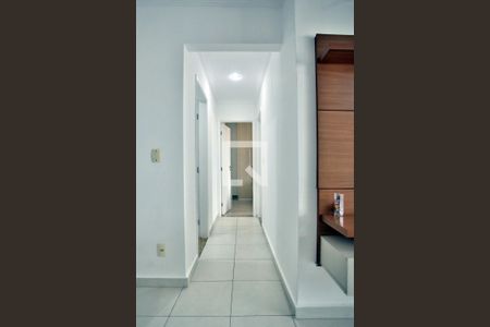 Corredor para os Quartos e Banheiro de apartamento para alugar com 2 quartos, 89m² em Ponta da Praia, Santos