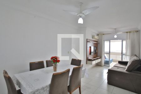 Sala de Estar e Jantar de apartamento para alugar com 2 quartos, 89m² em Ponta da Praia, Santos