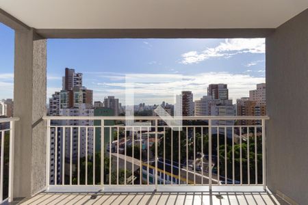 Varanda  de apartamento à venda com 1 quarto, 30m² em Vila Mariana, São Paulo