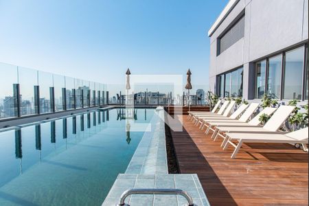 Studio para alugar com 26m², 1 quarto e sem vagaPiscina