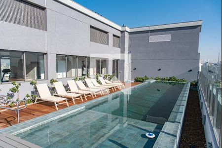 Studio para alugar com 26m², 1 quarto e sem vagaPiscina