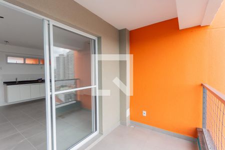 Varanda de kitnet/studio para alugar com 1 quarto, 43m² em Vila São Pedro, Santo André