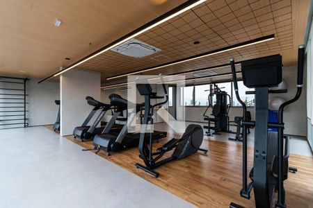 Studio à venda com 30m², 1 quarto e sem vaga Studio à venda com 30m², 1 quarto e sem vagaÁrea comum (Rooftop) - Academia