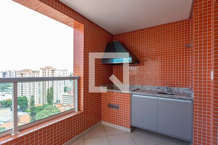 Varanda gourmet de apartamento para alugar com 3 quartos, 100m² em Vila Assunção, Santo André
