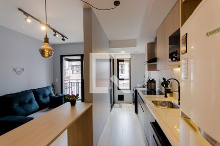 Apartamento à venda com 44m², 1 quarto e 1 vagaCozinha e Área de Serviço