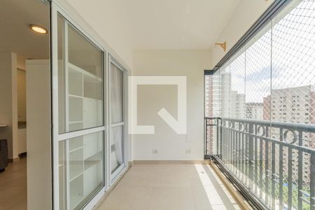 Varanda da Sala de apartamento para alugar com 1 quarto, 42m² em Vila Suzana, São Paulo