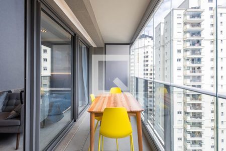 Varanda de apartamento para alugar com 1 quarto, 38m² em Pinheiros, São Paulo