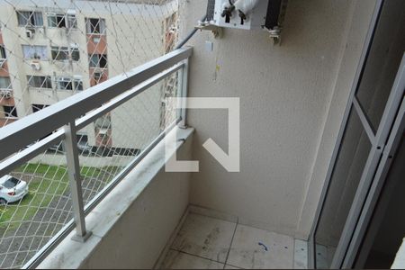 Varanda da Sala de apartamento para alugar com 3 quartos, 67m² em Pechincha, Rio de Janeiro