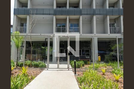 Studio para alugar com 30m², 1 quarto e sem vagaFachada e portaria