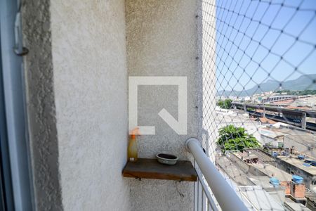 Varanda da Sala de apartamento para alugar com 2 quartos, 50m² em São Cristóvão, Rio de Janeiro