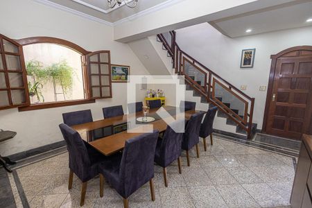 Sala de jantar  de casa à venda com 5 quartos, 354m² em Copacabana, Belo Horizonte