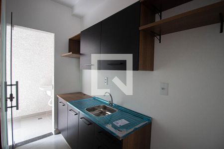 Studio à venda com 26m², 1 quarto e sem vagaDetalhe cozinha
