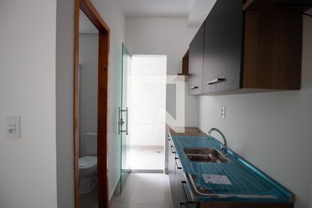 Detalhe cozinha de kitnet/studio para alugar com 1 quarto, 26m² em Cidade Antônio Estevão de Carvalho, São Paulo