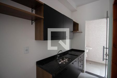 Studio à venda com 26m², 1 quarto e sem vagaDetalhe cozinha