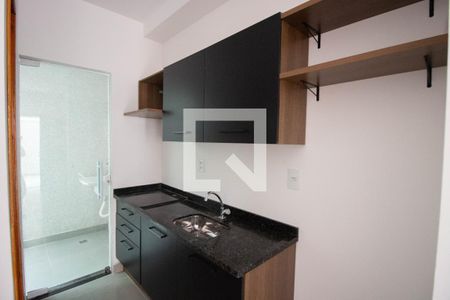 Studio à venda com 26m², 1 quarto e sem vagaDetalhe cozinha
