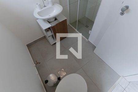 Banheiro da Suíte 1 de apartamento para alugar com 1 quarto, 44m² em Centro, Campinas