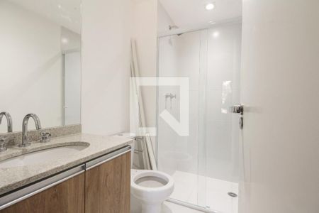 Banheiro  de kitnet/studio para alugar com 1 quarto, 24m² em Vila Gomes Cardim, São Paulo